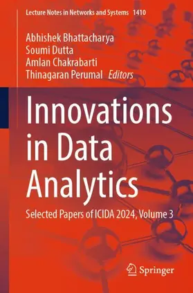 Bhattacharya / Dutta / Chakrabarti |  Innovations in Data Analytics | Buch |  Sack Fachmedien
