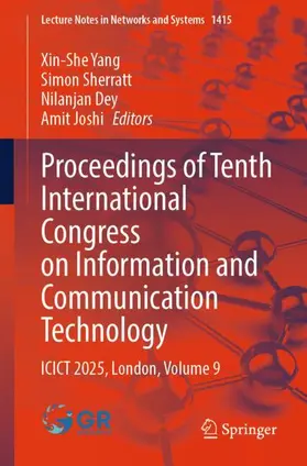 Yang / Sherratt / Dey |  Proceedings of Tenth International Congress on Information and Communication Technology | Buch |  Sack Fachmedien