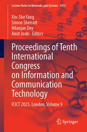 Yang / Sherratt / Dey | Proceedings of Tenth International Congress on Information and Communication Technology | E-Book | sack.de