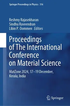 Rajasekharan / Raveendran / Oommen |  Proceedings of The International Conference on Material Science | Buch |  Sack Fachmedien