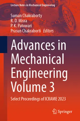 Chakraborty / Misra / Patowari |  Advances in Mechanical Engineering Volume 3 | eBook | Sack Fachmedien