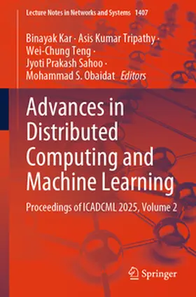 Kar / Tripathy / Teng |  Advances in Distributed Computing and Machine Learning | eBook | Sack Fachmedien