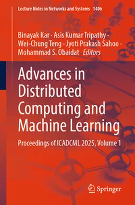 Kar / Tripathy / Teng |  Advances in Distributed Computing and Machine Learning | eBook | Sack Fachmedien