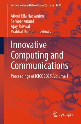 Hassanien / Anand / Jaiswal |  Innovative Computing and Communications | Buch |  Sack Fachmedien