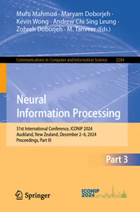 Mahmud / Doborjeh / Wong | Neural Information Processing | E-Book | sack.de
