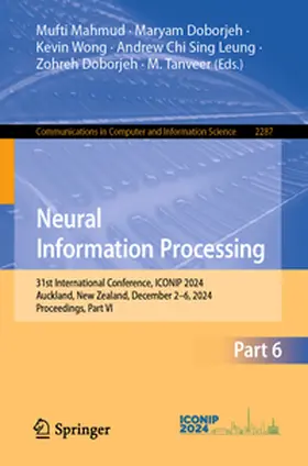 Mahmud / Doborjeh / Wong | Neural Information Processing | E-Book | sack.de