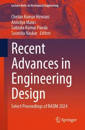 Hirwani / Malas / Panda |  Recent Advances in Engineering Design | Buch |  Sack Fachmedien