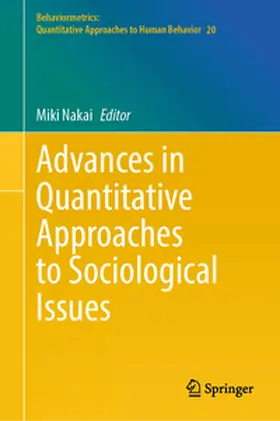 Nakai |  Advances in Quantitative Approaches to Sociological Issues | eBook | Sack Fachmedien