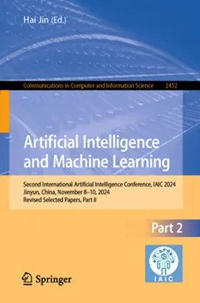 Jin |  Artificial Intelligence and Machine Learning | eBook | Sack Fachmedien