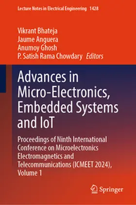 Bhateja / Anguera / Ghosh | Advances in Micro-Electronics, Embedded Systems and IoT | E-Book | sack.de