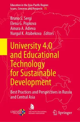 Sergi / Atabekova / Popkova |  University 4.0 and Educational Technology for Sustainable Development | Buch |  Sack Fachmedien