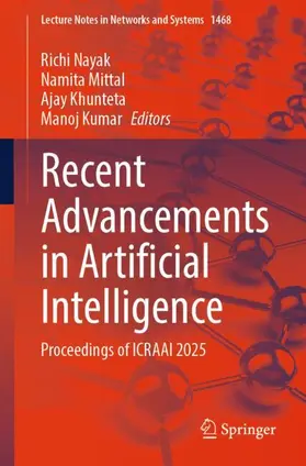 Nayak / Mittal / Khunteta |  Recent Advancements in Artificial Intelligence | Buch |  Sack Fachmedien