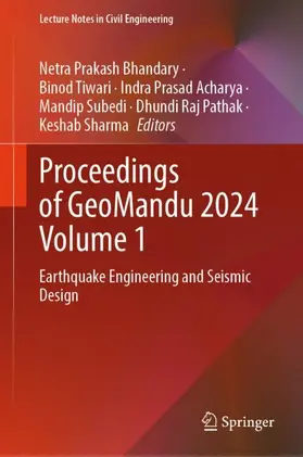 Bhandary / Tiwari / Acharya |  Proceedings of GeoMandu 2024 Volume 1 | Buch |  Sack Fachmedien
