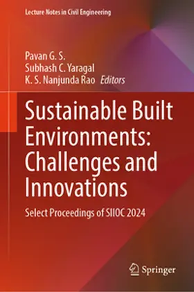 Pavan / Yaragal / Rao | Sustainable Built Environments: Challenges and Innovations | E-Book | sack.de