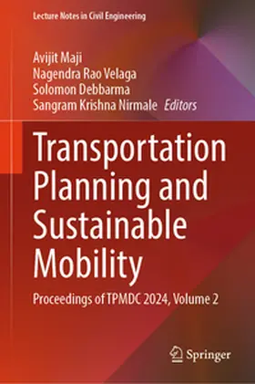 Maji / Velaga / Debbarma |  Transportation Planning and Sustainable Mobility | eBook | Sack Fachmedien