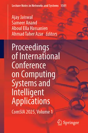Jaiswal / Anand / Hassanien |  Proceedings of International Conference on Computing Systems and Intelligent Applications | eBook | Sack Fachmedien