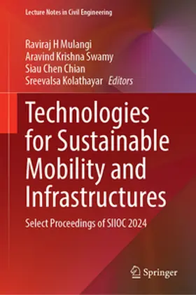 Mulangi / Swamy / Chian | Technologies for Sustainable Mobility and Infrastructures | E-Book | sack.de