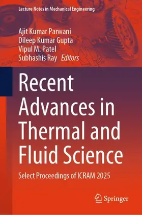Parwani / Gupta / Patel |  Recent Advances in Thermal and Fluid Science | Buch |  Sack Fachmedien