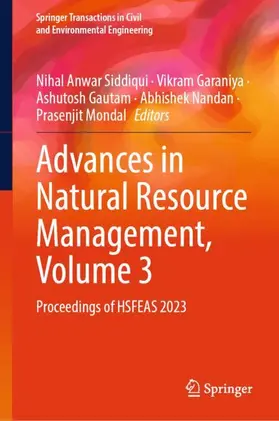 Siddiqui / Garaniya / Gautam |  Advances in Natural Resource Management, Volume 3 | Buch |  Sack Fachmedien