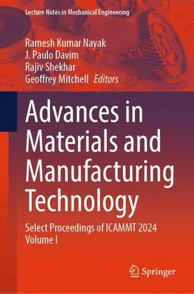 Nayak / Davim / Shekhar |  Advances in Materials and Manufacturing Technology | Buch |  Sack Fachmedien