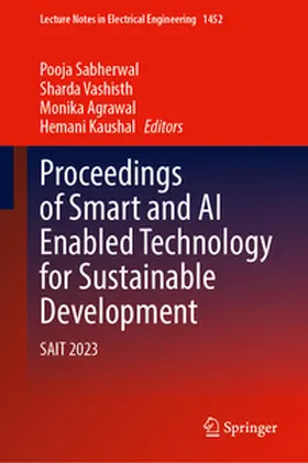 Sabherwal / Vashisth / Agrawal |  Proceedings of Smart and AI Enabled Technology for Sustainable Development | eBook | Sack Fachmedien