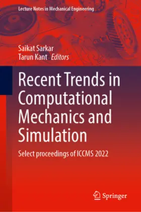Sarkar / Kant | Recent Trends in Computational Mechanics and Simulation | E-Book | www2.sack.de