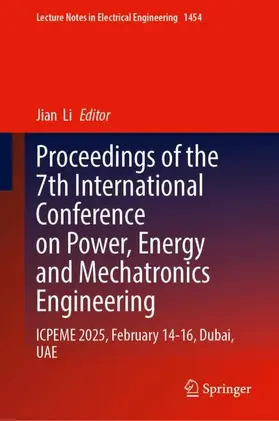 Li |  Proceedings of the 7th International Conference on Power, Energy and Mechatronics Engineering | Buch |  Sack Fachmedien