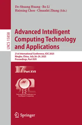 Huang / Li / Chen | Advanced Intelligent Computing Technology and Applications | E-Book | www2.sack.de