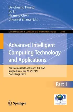 Huang / Li / Chen |  Advanced Intelligent Computing Technology and Applications | Buch |  Sack Fachmedien