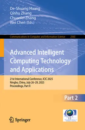 Huang / Zhang / Chen |  Advanced Intelligent Computing Technology and Applications | eBook | Sack Fachmedien