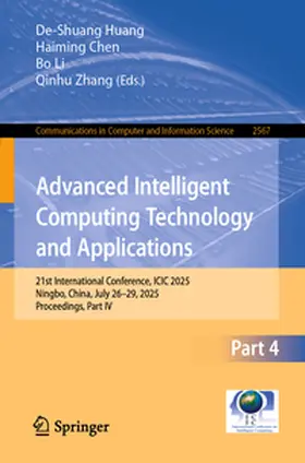 Huang / Chen / Li | Advanced Intelligent Computing Technology and Applications | E-Book | www2.sack.de
