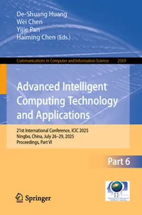 Huang / Chen / Pan |  Advanced Intelligent Computing Technology and Applications | eBook | Sack Fachmedien