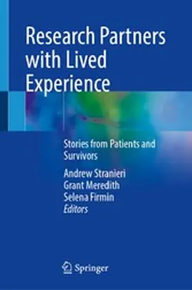 Stranieri / Meredith / Firmin |  Research Partners with Lived Experience | eBook | Sack Fachmedien