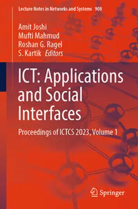 Joshi / Mahmud / Ragel |  ICT: Applications and Social Interfaces | eBook | Sack Fachmedien