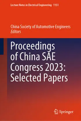 Proceedings of China SAE Congress 2023: Selected Papers | E-Book | sack.de