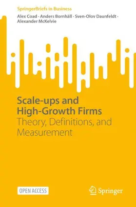 Coad / McKelvie / Bornhäll |  Scale-ups and High-Growth Firms | Buch |  Sack Fachmedien