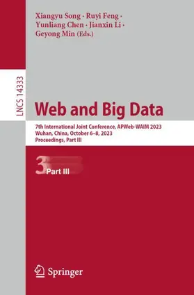 Song / Feng / Chen |  Web and Big Data | Buch |  Sack Fachmedien