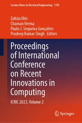 Illés / Verma / Gonçalves |  Proceedings of International Conference on Recent Innovations in Computing | eBook | Sack Fachmedien