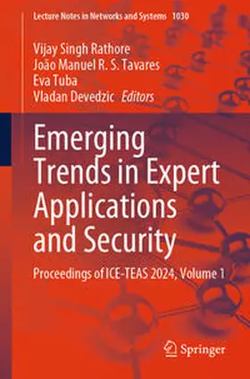 Rathore / Manuel R. S. Tavares / Tuba |  Emerging Trends in Expert Applications and Security | eBook | Sack Fachmedien