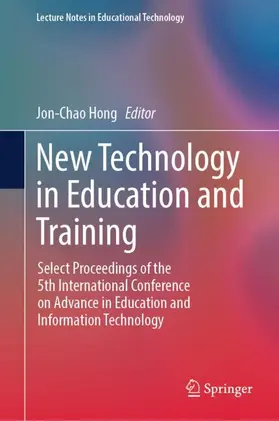 Hong |  New Technology in Education and Training | Buch |  Sack Fachmedien