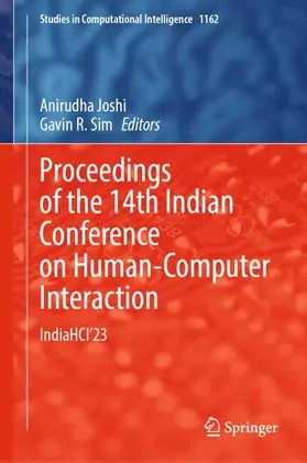 Sim / Joshi |  Proceedings of the 14th Indian Conference on Human-Computer Interaction | Buch |  Sack Fachmedien