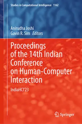Joshi / Sim | Proceedings of the 14th Indian Conference on Human-Computer Interaction | E-Book | sack.de