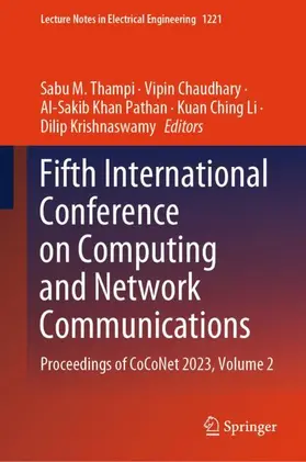 Thampi / Chaudhary / Krishnaswamy |  Fifth International Conference on Computing and Network Communications | Buch |  Sack Fachmedien
