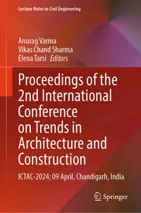 Varma / Chand Sharma / Tarsi | Proceedings of the 2nd International Conference on Trends in Architecture and Construction | E-Book | sack.de