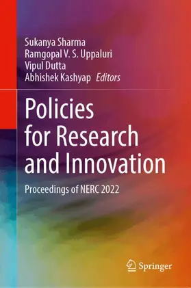 Sharma / Uppaluri / Dutta |  Policies for Research and Innovation | Buch |  Sack Fachmedien