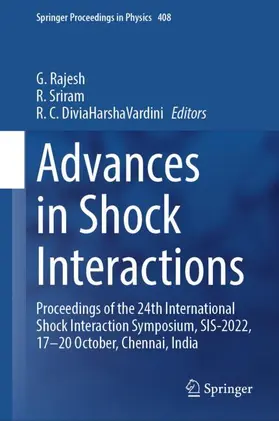 Rajesh / DiviaHarshaVardini / Sriram |  Advances in Shock Interactions | Buch |  Sack Fachmedien