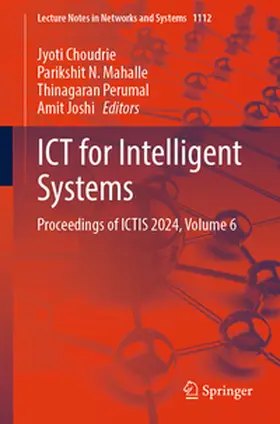 Choudrie / Mahalle / Perumal | ICT for Intelligent Systems | E-Book | sack.de
