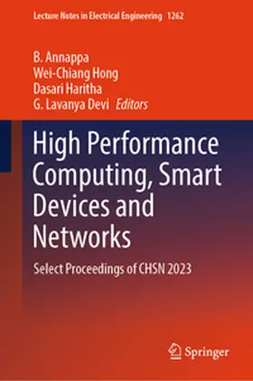 Annappa / Hong / Haritha | High Performance Computing, Smart Devices and Networks | E-Book | sack.de