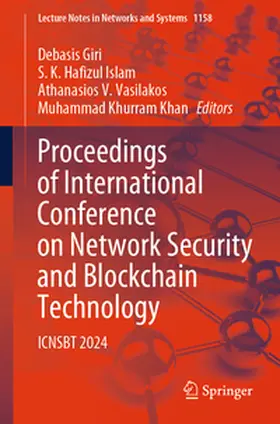 Giri / Islam / Vasilakos | Proceedings of International Conference on Network Security and Blockchain Technology | E-Book | sack.de