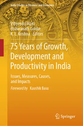 Maiti / Goldar / Krishna |  75 Years of Growth, Development and Productivity in India | eBook | Sack Fachmedien